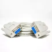 6' Null Cable 6ft Serial cable DB9 9 pin Female RS232 Modem cable Data Cable 2pc