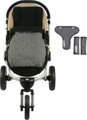 Keep Me Cosy™ Footmuff and Pram Liner 2 in 1 Set (Infant), Cotton, Reversible...
