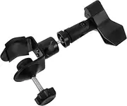 WESIEVYA 1 Set Microphone Holder Clip U Clamp Mount with Ball Head for Stands Durable Design Versatile Accessory for Recording Live Streaming and Karaoke