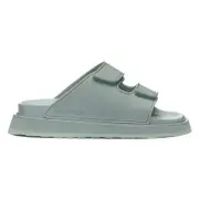 Superga Women's 1918 Double Bands Micro-Injection Slides Grey Flint (EU 36-41)
