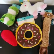 Zippy Paws Jigglerz - Chipmunk, Donutz, Unicorn, Frog, Crinkle Egg by Play 5 Pie