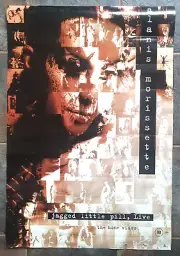 Alanis Morissette Jagged Little Pill Live promotional poster 1997 Maverick Aust