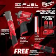 MILWAUKEE M12 Automotive Combo Package Stubby Impact Wrench / Right Angle Impact