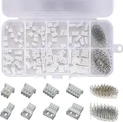 Teansic 360Pcs MX 1.25mm Connector Kit,2/3/4/5Pin Housing Male Female Connectors,1.25mm Pitch MX Adapter Plug for Flight Controller