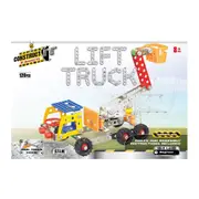 120pc Construct IT DIY Lift Truck Toy w/ Tools STEM Build Assembly Kit Kids 8+