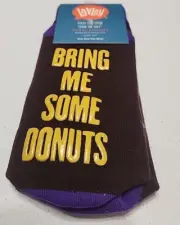 Lavley Socks "If You Can Read This Bring Me Some Donuts" One Size Fits Most NWT
