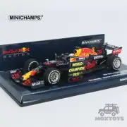 MINICHAMPS 1:43 2021 F1 REDBULL RB16B MV33 WINNER ABU DHABI W/PITBOARD