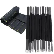Ergonomic Handle Wood Carving Chisel Tools Set 10 Piece Set for Precision Work