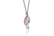 Clogau Welsh Gold Necklace Past Present Future Pendant - 3SPPFP
