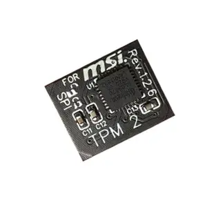 MSI Tpm 2.0 加密安全模塊遠程卡 12 針 SPI TPM2.0 微星主板安全模塊