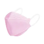 Catzon 50 Pcs Adults Face Masks 4-Ply Breathable 3D Design Shape Face Masks-Pink