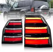 Car Tail Light Assembly Compatible For Mitsubishi Pajero 2006-2018 Tailights Taillamp A Pair