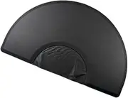 Eigell Salon Mat for Hair Stylist Comfort Floor Mat Easy to Clean Sturdy Thick Bar Stool PU Salon Floor Mat Barber Shop Chair Mat, Semicircle