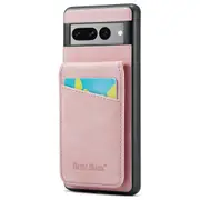 FIERRE SHANN For Google Pixel 8 Pro Cell Phone Case PU+TPU Cover with Kickstand