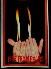 FIRE FROM PALMS Magic Trick - L + R Gimmick set + instructions FACTORY SECONDS