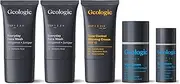 Geologie Complete Skincare Set for Men & Women | 1-Month Simple & Effective Daily Clear Skin Routine | Acne, Oily Skin, Dark Spots | Face Wash 2-Pack, Retinol Face Cream, SPF15 Moisturizer & Eye Cream