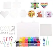 UPKOCH 1Set Puzzle Beads DIY Crafts Beads for Hands Making Educational Arts Crafts Kit for Promotes Creativity Fine Motor Skills
