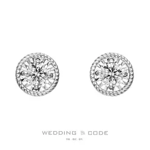 【WEDDING CODE】14K金 46分鑽石耳環 SCR10-5-OE(天然鑽石 母親節 現貨禮物)