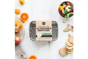 Stainless Steel XL Stackable Bento - 2 Tier + Mini Snack Container - 1900ml - Ever Eco