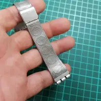 在飛比找Yahoo!奇摩拍賣優惠-薄！ 17mm swatch 不鏽鋼 米蘭帶 錶帶 非 潛水