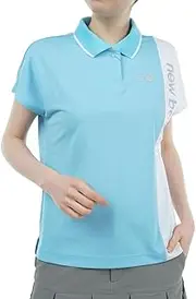 [New Balance] 012-4160502 Women's Sweat-Absorbent, Quick-Drying, Sleeveless Polo Shirt (Oversized, UV Protection, Stretchable), Golf
