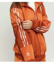 NEW ADIDAS Danielle Cathari Firebird Track Jacket Womens Fox Red FN2778 Size XS