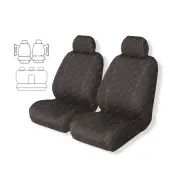 Ilana Black Velocity Car Seat Covers for Ford Ranger PX Double Cab 2015-2022