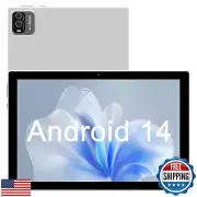 ZZB Tablet 10 Inch Android 14 Tablets, DDR4 8GB RAM 64GB ROM 1024GB Expand, 6