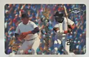 NOLAN RYAN & BARRY BONDS 1995 CLASSIC ASSETS GOLD $25.00 PHONE CARD. #497/1299