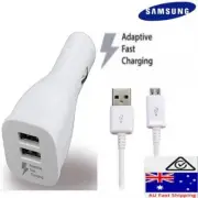 Samsung Galaxy S6 S7 Edge Note 4 5 Adaptive Fast car charger with Dual USB port