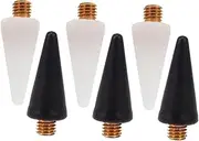 VICASKY 6pcs Nail Art Drill Pen Rhinestones Picker Tools Rhinestones Tool Replacement Refill Nail Tips Nail Dotting Tool Nail Pen Nail Dotting Pen Wax Tool Wax Head Zinc Alloy