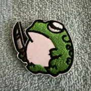 PEACE WAS NEVER AN OPTION FROG American Hook & Loop Morale Patch