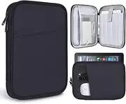 8-9 Inch Tablet Sleeve Bag for Amazon Fire HD 8 / Fire HD 8 Plus 8", Samsung Galaxy Tab A9 8.7" / Tab A7 Lite 8.7" / Tab A 8" & iPad Mini 7 6 8.3" / iPad Mini 5 4 3 2 1 7.9" Carrying Case(Black)