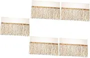 HOODANCOS 5pcs Decorative Fringe Tassel Trim for Sewing Dress Tassel for Stage Performance