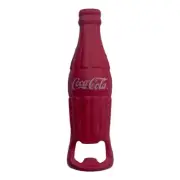Red Coke Bottle Shaped Opener Cast Iron - Man Cave - New