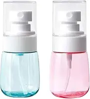 Xolixorium 2-Pack 30ml Mini Fine Mist Spray Bottles – Empty Clear Travel Containers – Refillable Atomizers for Perfume, Skincare, Toner, and Essential Oils