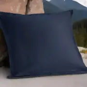 WHITBY Cotton Sateen Tailored EUROPEAN Pillowcase Pair by SHERIDAN RRP $120