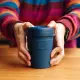 【KeepCup】雙層真空隨身杯340m - 優雅藍(韓國製高品質304不鏽鋼原料製成)