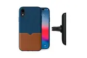 Evutec Case Cover AFIX+ Magnetic w Car Mount for Apple iPhone XR Blue Saddle