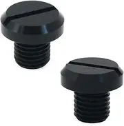 Cosmoska 2pcs Universal Motorcycle M10x1.25 Mirror Hole Plugs for Yamaha FZ-07 MT-07 FZ-09 MT-09FZ Honda CRF250 CB500F XL700V NC750X CRF1000L BMW G310 Kawasaki Ducati Suzuki