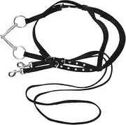 BESPORTBLE Sturdy Rope Halter Bridle No-bite Comfort Western Tack Horse Training and Riding Gear