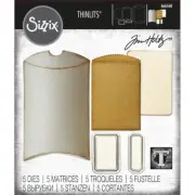 New Sizzix Thinlits Dies By Tim Holtz - VAULT PILLOW BOX + BAG