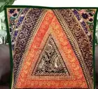 24" VINTAGE SARI TEXTILE HANDCRAFTED THROW CUSHION PILLOW COVER NEW HOME GIFT