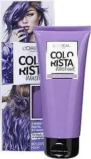 L'Oreal Paris Colourista Washout Purple (Semi-Permanent Hair Colour)