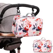 Universal Stroller Caddy Accessories All-in-One Organizer with Insulated Pocket