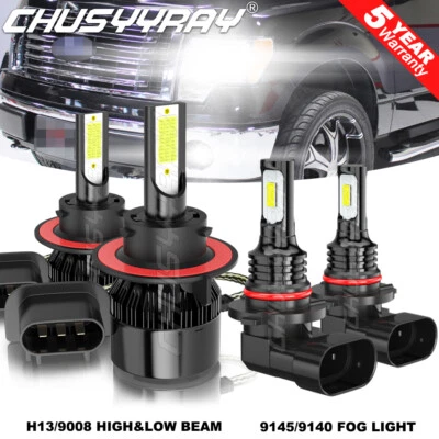For Ford F150 2004-2013 Luces Fuertes Para Coche Faro Faros Antiniebla LED Bulb (for: Mitsubishi)