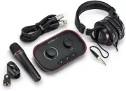 Focusrite Vocaster One Studio Podcast Recording Package