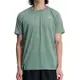 New Balance 男款 綠色 慢跑 輕盈 透氣 吸濕 短袖 上衣 AMT23222DKJ