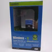 Linksys Wireless G Travel Router With Speedbooster Model No. WTR54GS