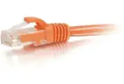 C2G 27810 1 ft Cat6 Snagless UTP Unshielded Network Patch Cable Orange 1ft NEW